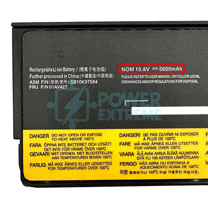 Replacement Laptop Battery for Lenovo Thinkpad A475 A485 61++ 72Wh 01AV423 4X50M08811 SB10K97579