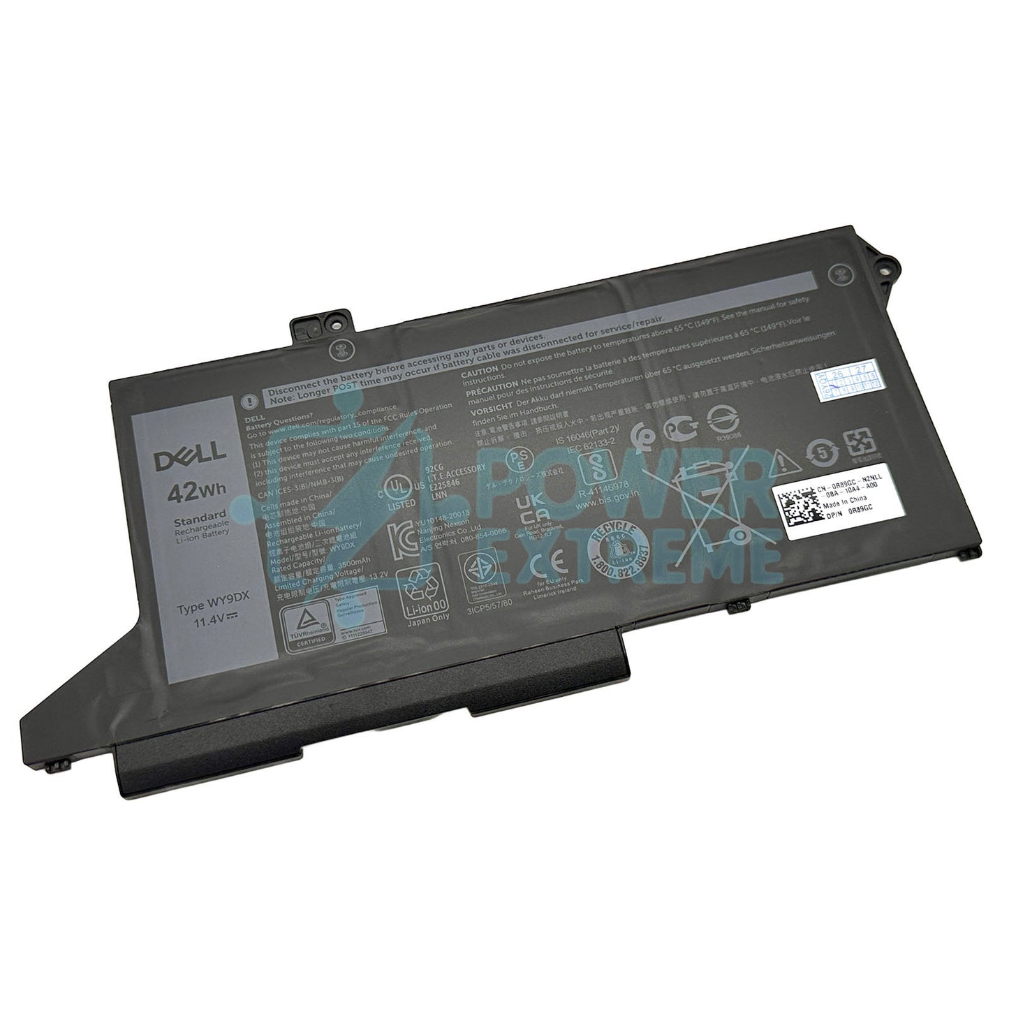 Dell genuine battery for Latitude 5420 5520 42Wh 05R42 2WH4J R89GC WY9DX M3KCN