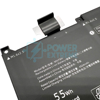 Replacement Laptop Battery for Dell XPS 13 9340 9345 11.55V 55WH 0J7H5M 0NXRKW 451-BCXR MN79H