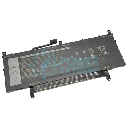 Replacement Laptop Battery for Dell Latitude 9510 52Wh 7.6V 089GNG 8NFC7 CN-0HYMNG N7HT0