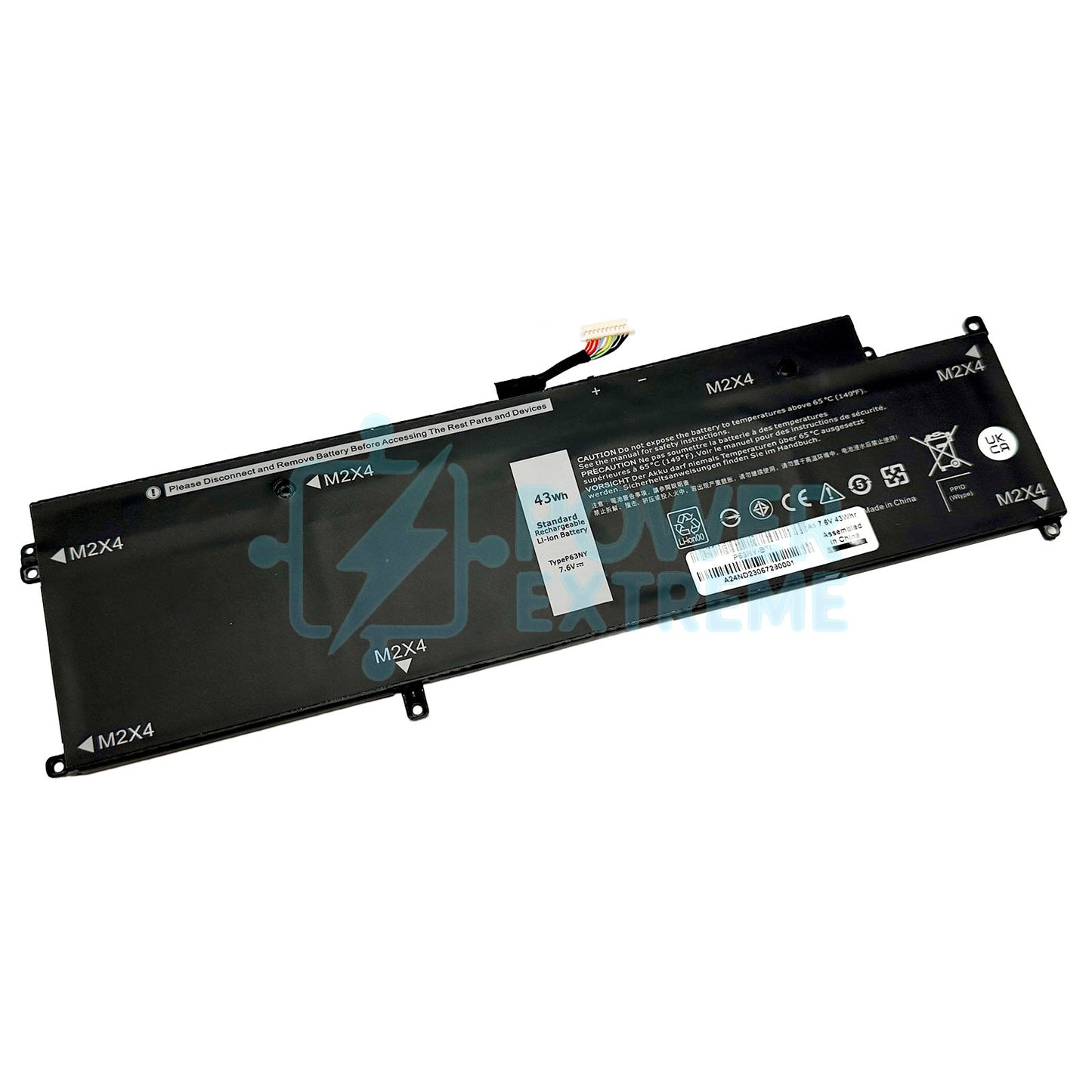 Replacement Laptop Battery for Dell Latitude 13 7370 E7370 43Wh 0G7X14 451-BBUY G7X14 P63NY