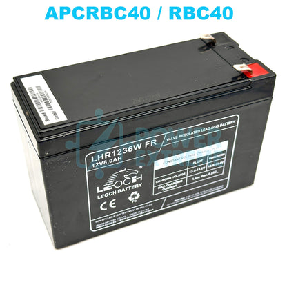 RBC40 UPS 12V 7A Battery for APC PowerShield 27W DC UPS CP27U13AZ3 CP27U13AZ3-F