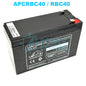 RBC40 UPS 12V 7A Battery for APC PowerShield 27W DC UPS CP27U13AZ3 CP27U13AZ3-F