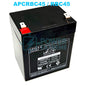 RBC45 UPS 12V 5.4A Battery for Toshiba 1200 Series 3KVA APCRBC45