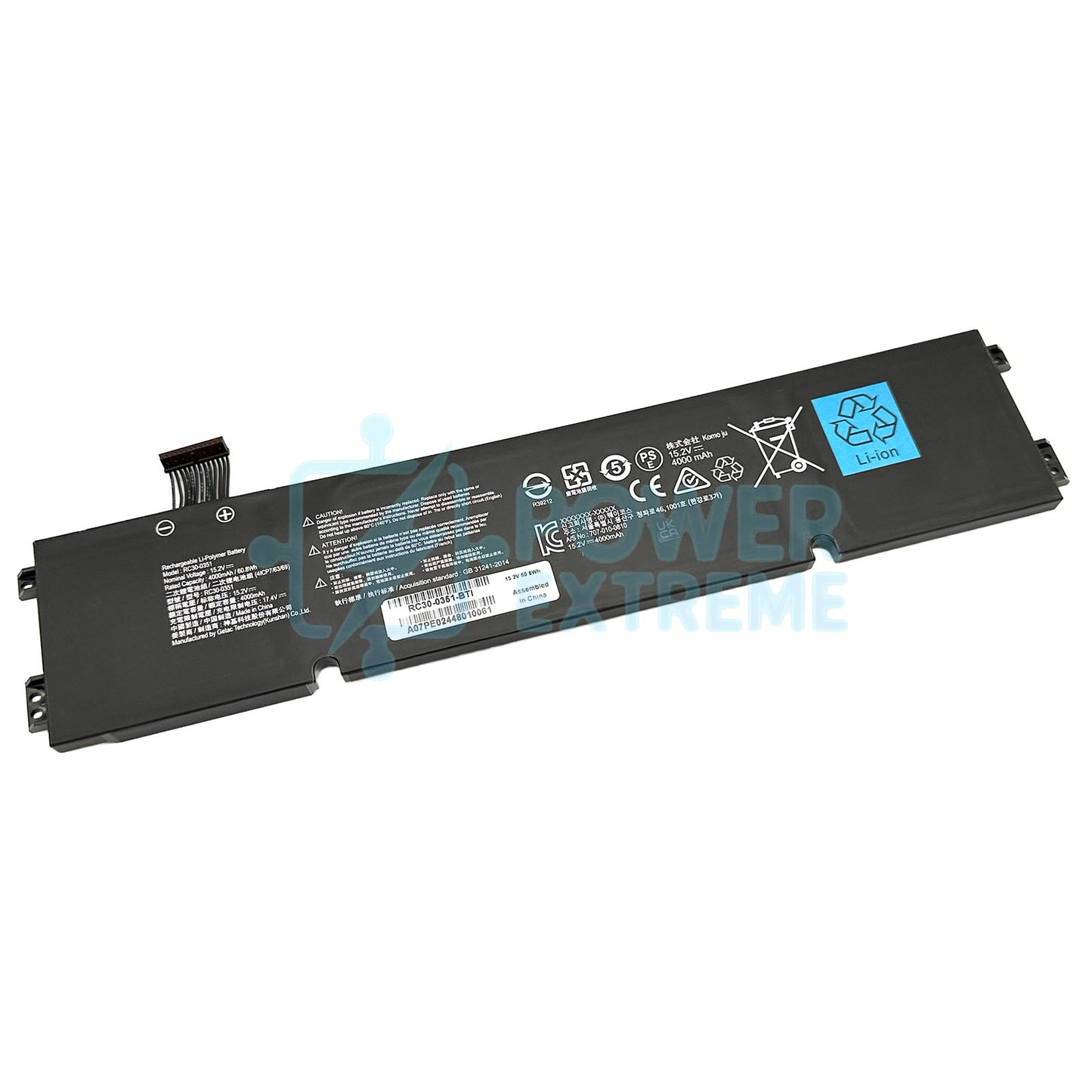 Replacement Laptop Battery for Razer Blade 15 Base 2020 RZ09-03519W11 RZ09-03519E11 RC30-0351