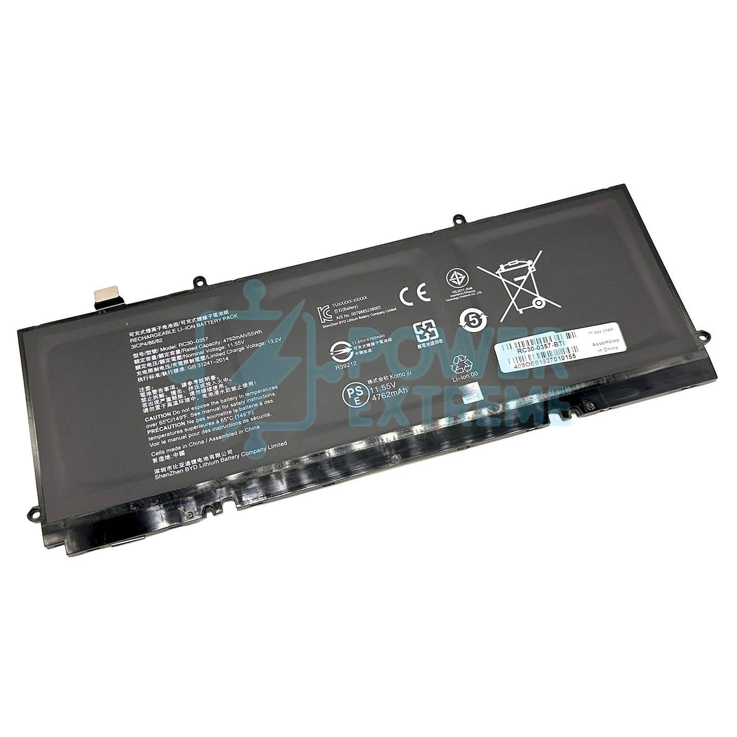 Replacement Laptop Battery for Razer Book 13 2020-2021 RZ09-0357 type RC30-0357