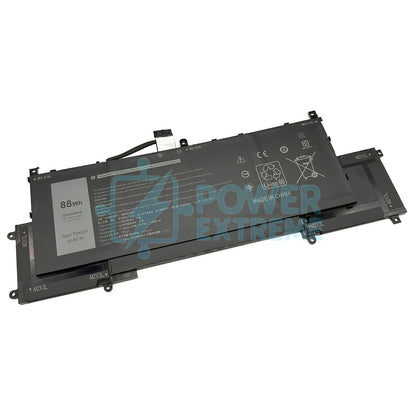 Replacement Laptop Battery for Dell Latitude 9510 9520 88Wh 11.4V N2NLL N7HTO V5K68 TVKGH
