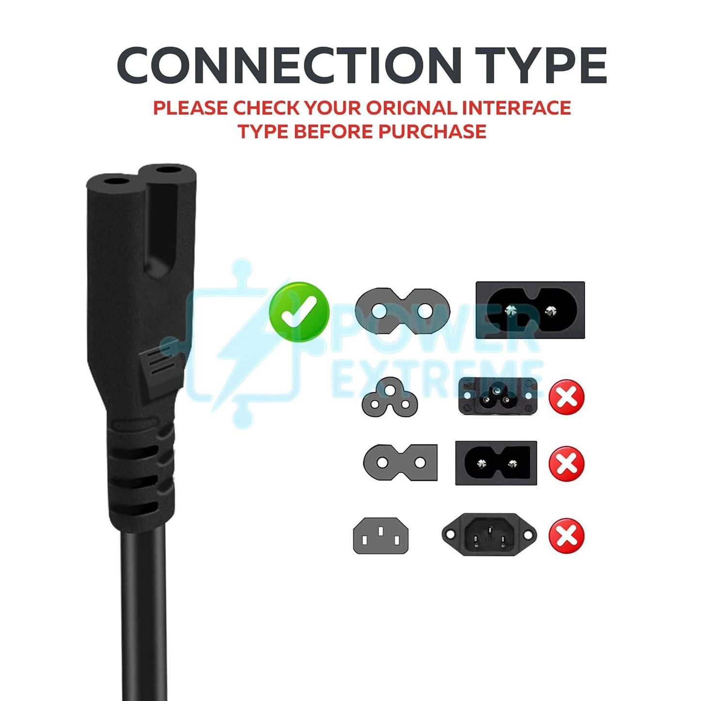 UK Laptop Power Cable 1.2M BS 1363 to C7 Figure 8 5A 250V 16AWG 1.0mm2 cord