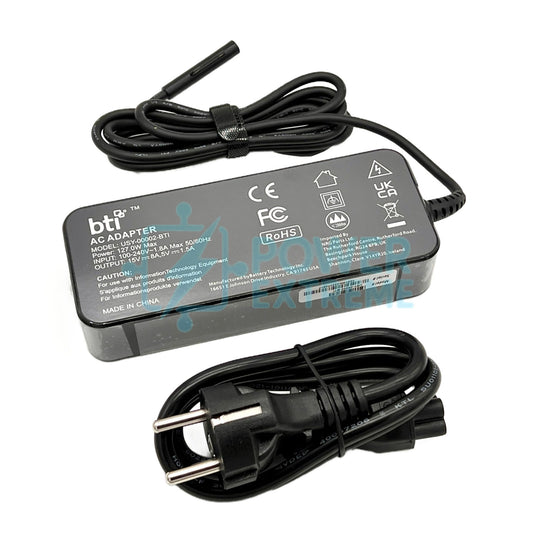 127W 15V adapter for Microsoft Surface Book Gen 1 2 3 4 5 US7-00001 in EU cable