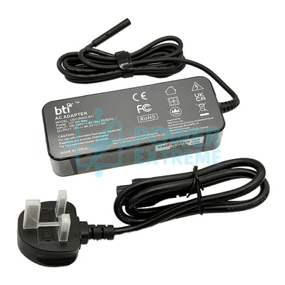 127W 15V adapter for Microsoft Surface Pro Gen 3 4 6 7 8 9 X in UK cable