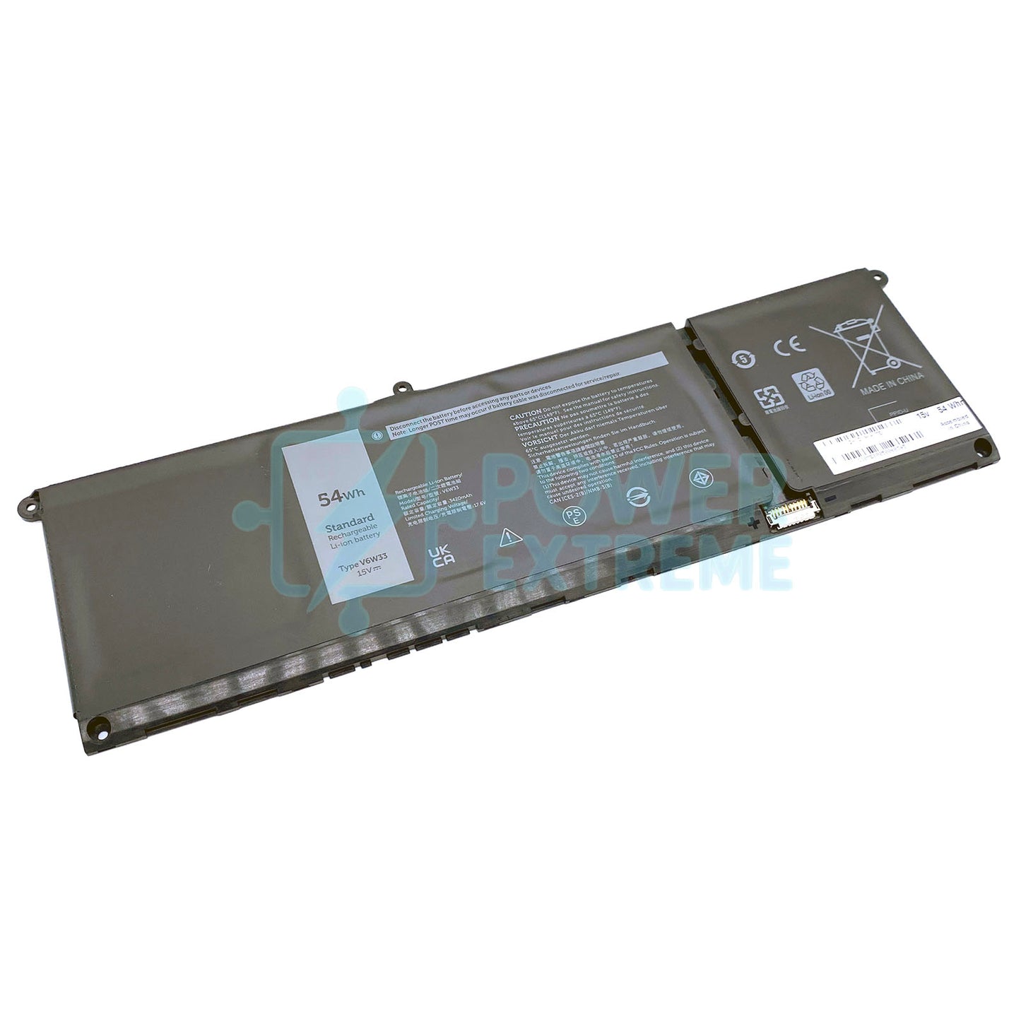 Replacement Laptop Battery for Dell Everyday 16 DC16250 DC16251 DC16255 DC16256 0FH3K2 V6W33