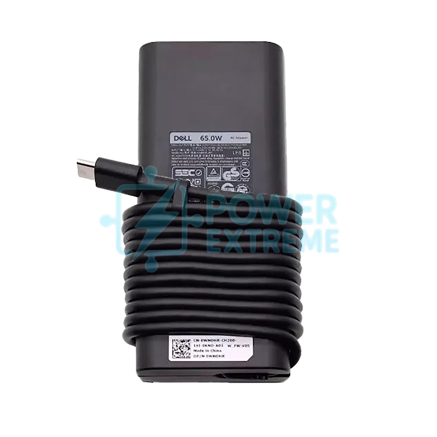 NEW GENUINE 65W Dell USB-C Charger Chromebook 11 3000 3110 3120 3100 5190 2-In-1 - UK CABLE