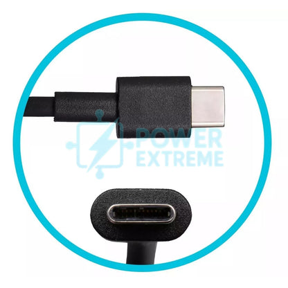 NEW GENUINE 65W Dell USB-C Charger Chromebook 11 3000 3110 3120 3100 5190 2-In-1 - UK CABLE