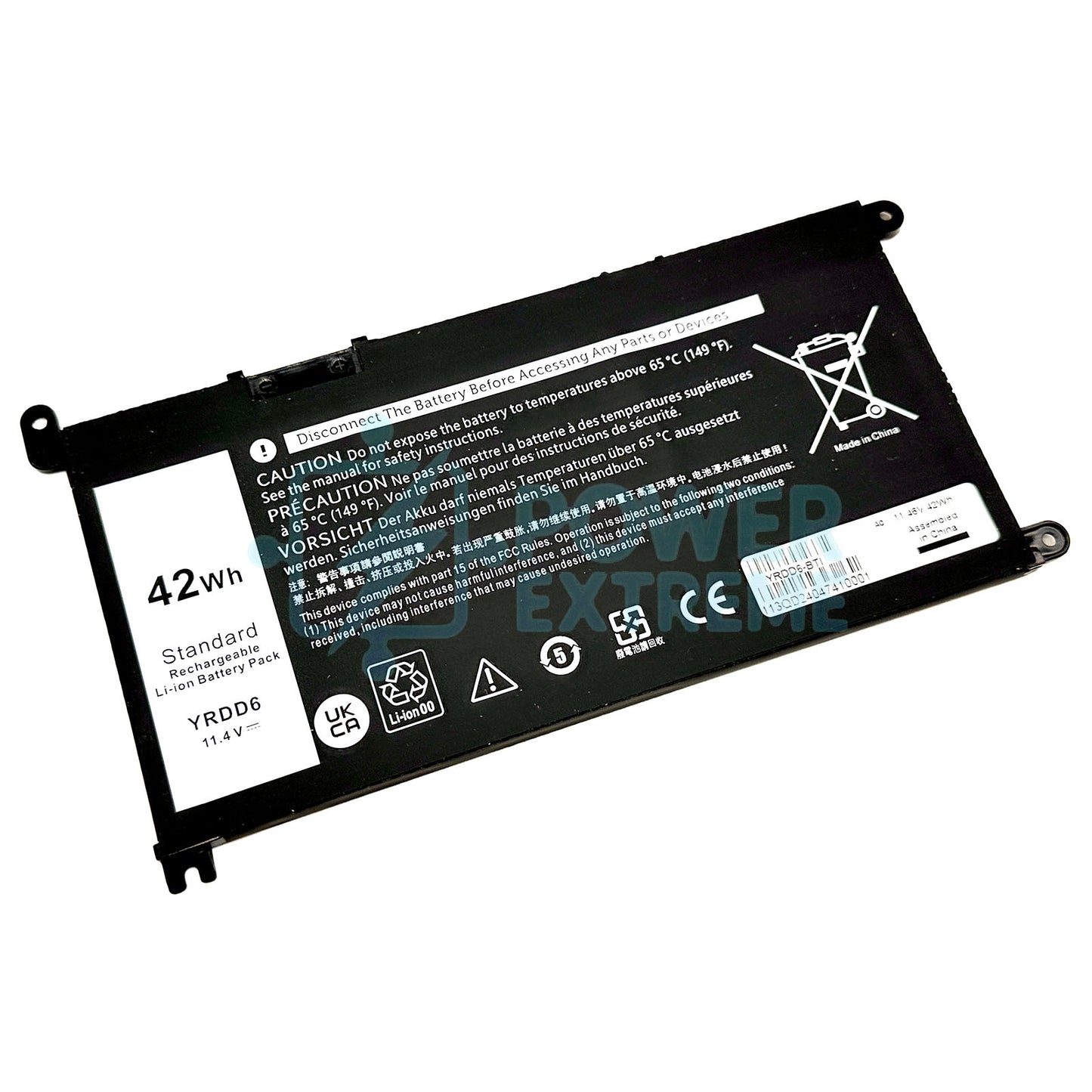 Replacement laptop battery for Dell Inspiron 15 5584 5585 5590 5593 5594 5598 0VM732 YRDD6