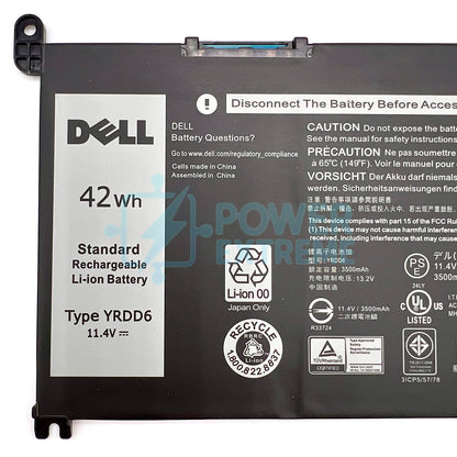 Dell genuine battery for Inspiron 15 3493 3582 3583 3593 42Wh 0FDRHM 0FJMK YRDD6